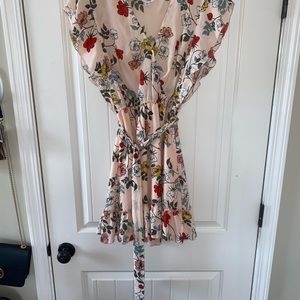 Lulu’s Floral Pink Dress Size L
